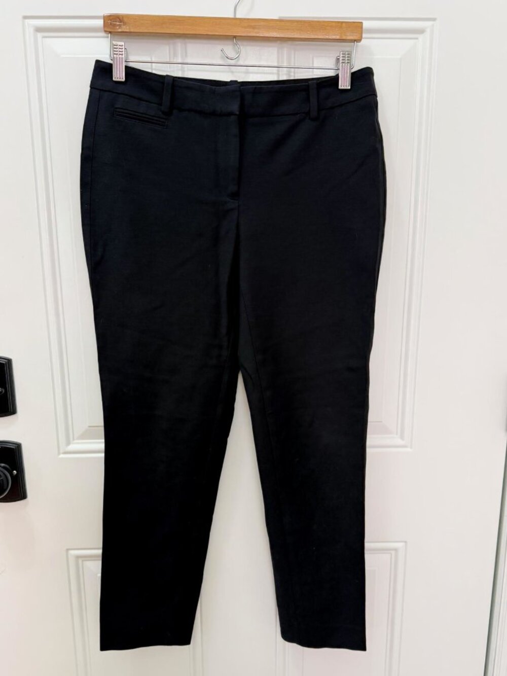 White House Black Market Black Slim Ankle Pants Size 6 - Picture 2 of 7